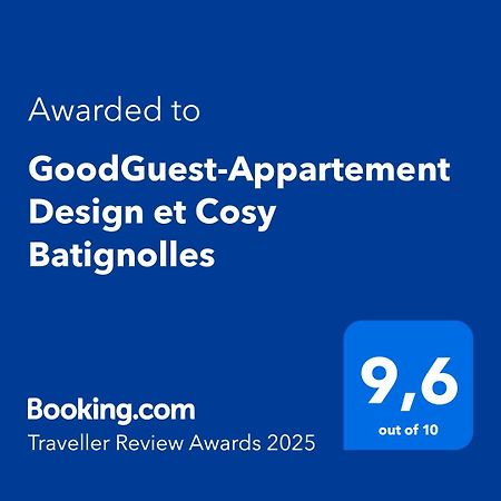 Goodguest-Appartement Design Et Cosy Batignolles Parijs Buitenkant foto